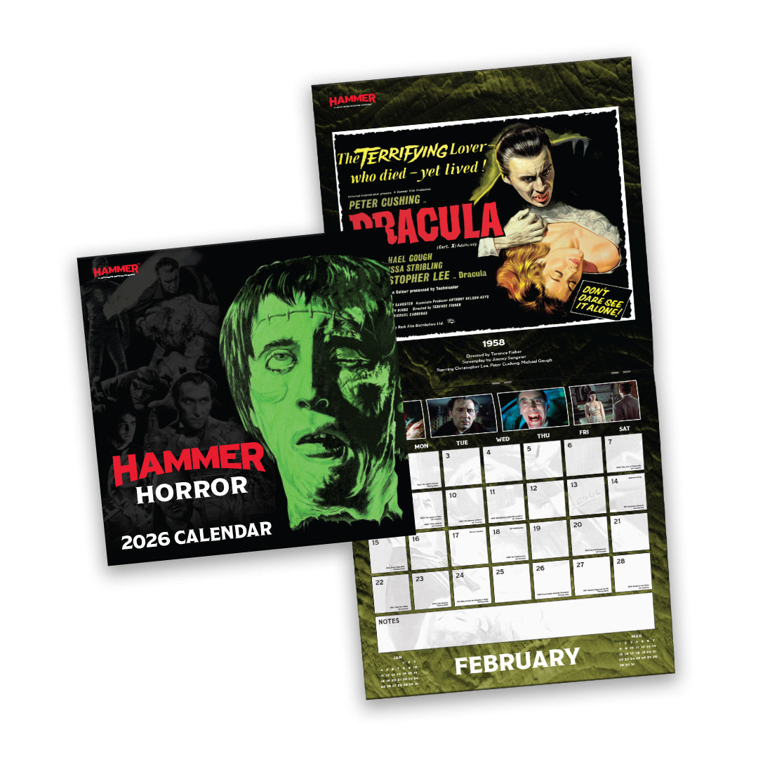 Hammer Horror 2026 Calendar