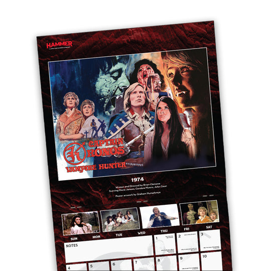 Hammer Horror 2026 Calendar