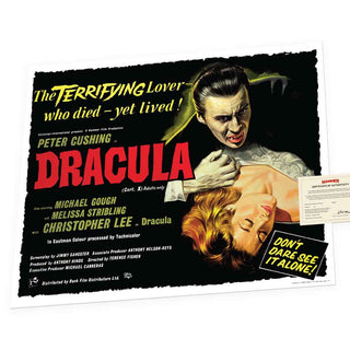 Dracula Reissue Limited Edition Quad Poster