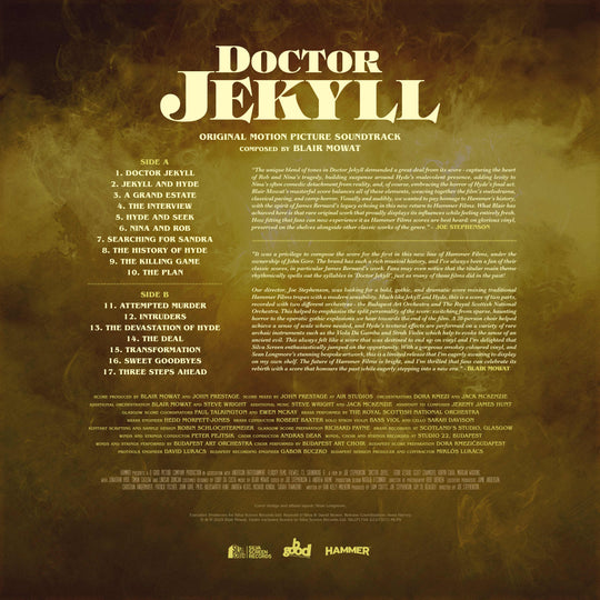 Doctor Jekyll Limited Edition Vinyl LP Soundtrack & Blu-Ray Bundle