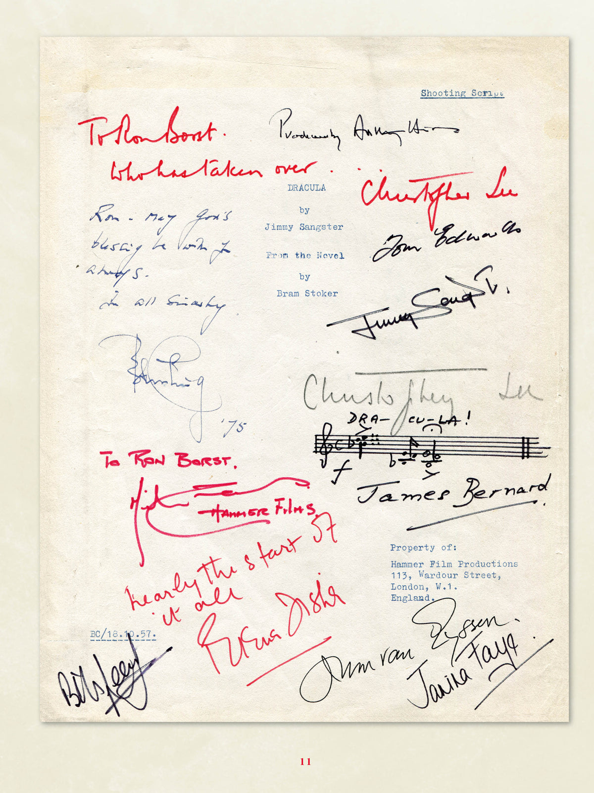 Dracula Scriptbook