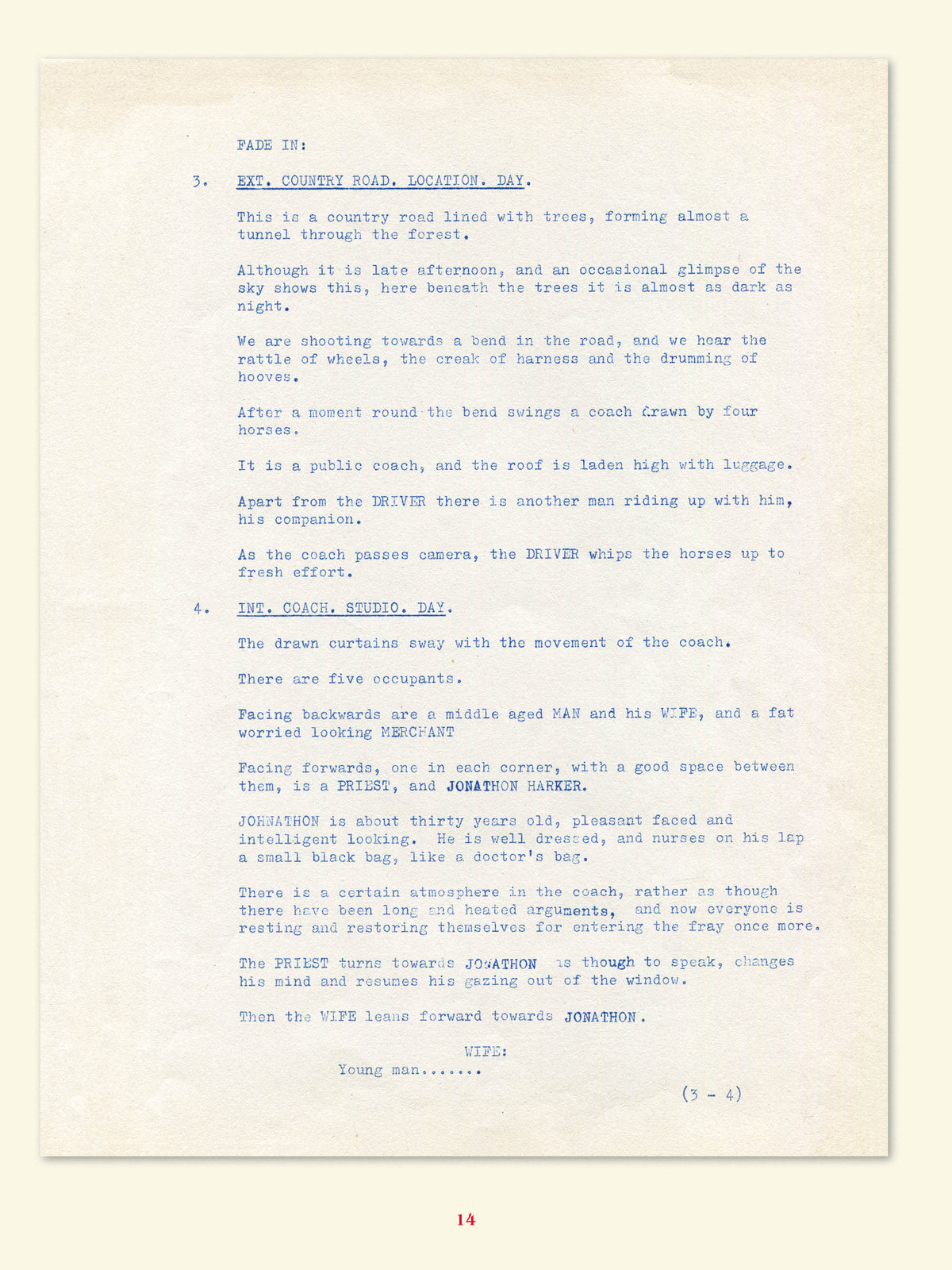 Dracula Scriptbook