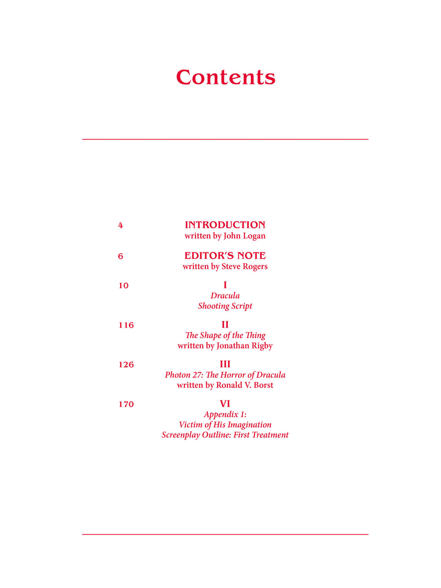 Dracula Scriptbook