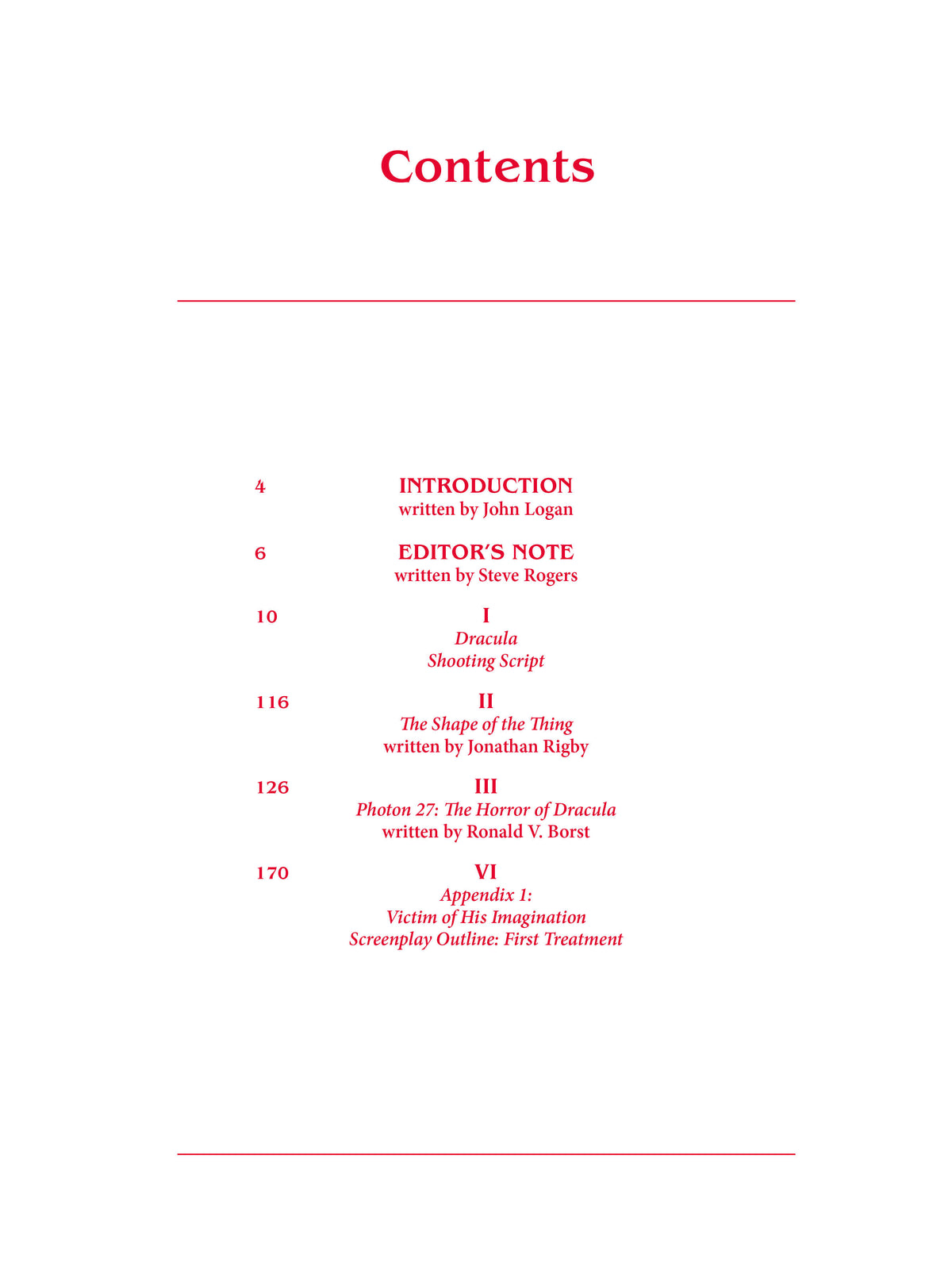 Dracula Scriptbook