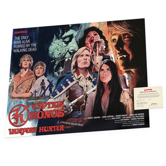 Captain Kronos Vampire Hunter Limited Edition Quad Poster