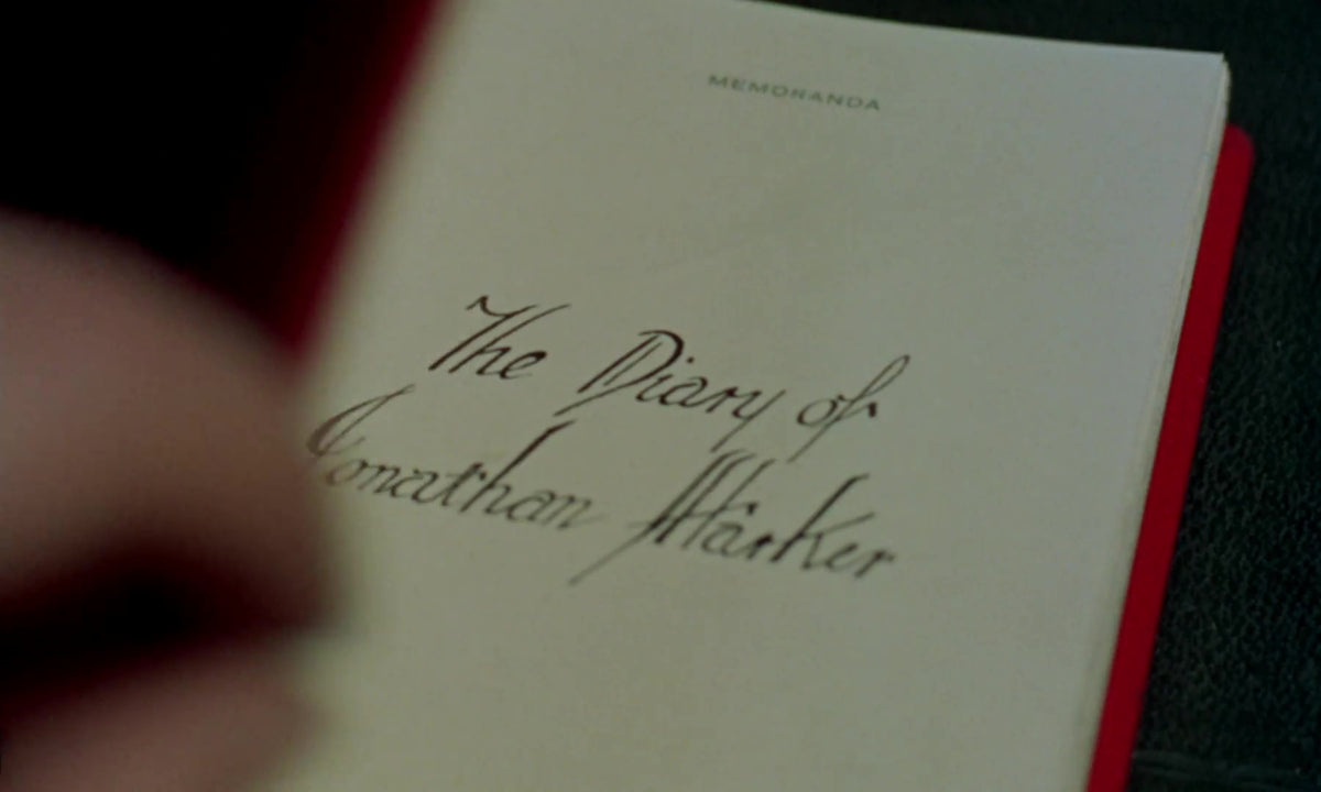 Jonathan Harker Diary Notebook