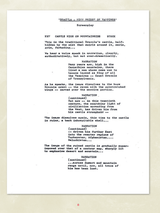 The Unquenchable Thirst of Dracula Scriptbook