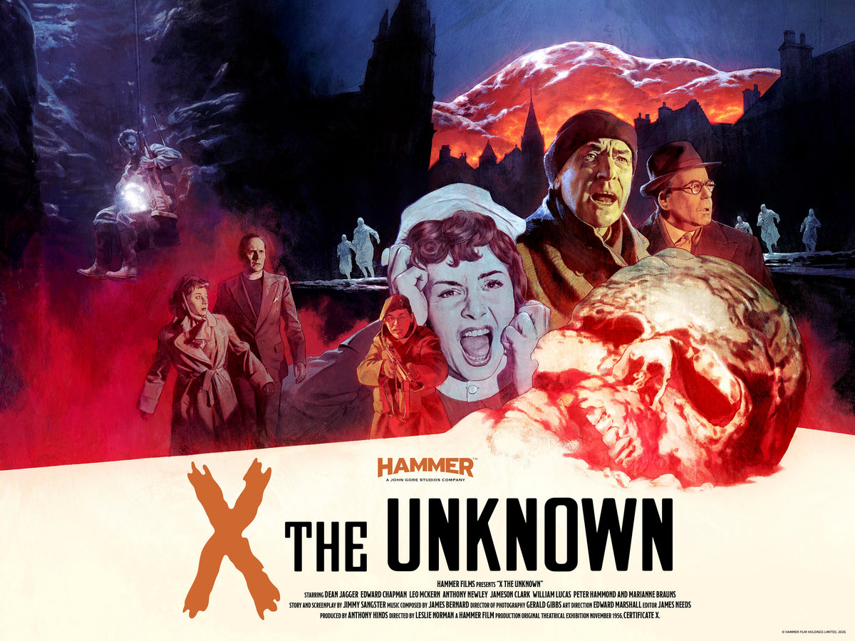 X the Unknown Limited Edition Quad Poster