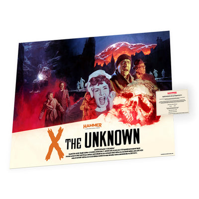 X the Unknown Limited Edition Quad Poster