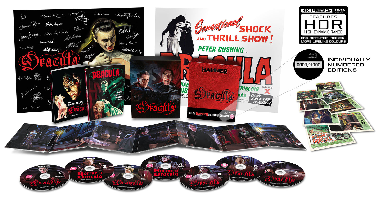 Dracula Individually Numbered Limited Collector's Blood Edition