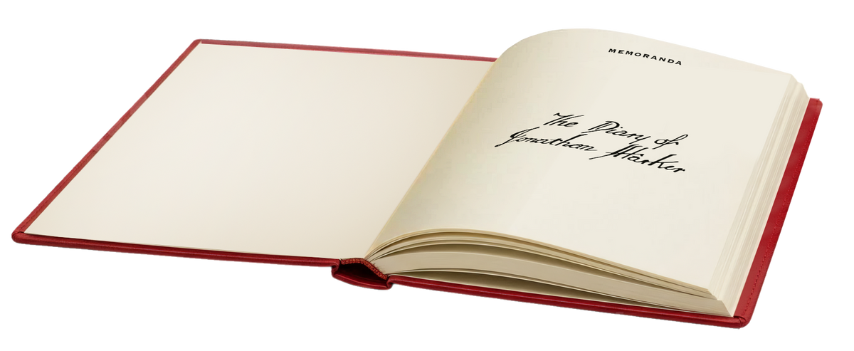 Jonathan Harker Diary Notebook