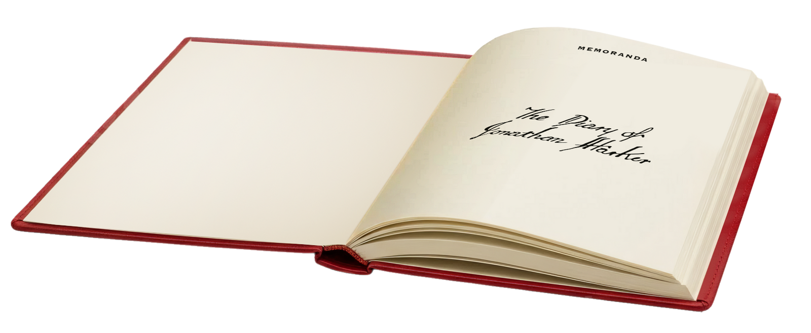 Jonathan Harker Diary Notebook
