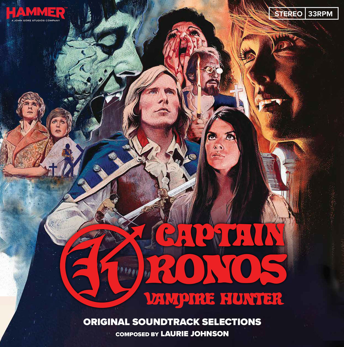 Captain Kronos Limited Edition Vinyl LP Soundtrack