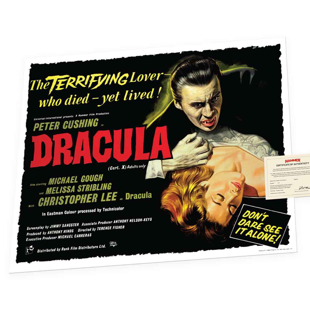 Dracula Reissue Limited Edition Quad Poster